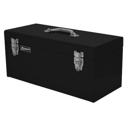 Homak 20in Black High Tool Box w/ Black Metal Tray BK00120920